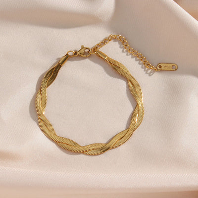Clara | Twisted Bracelet 18K Gold