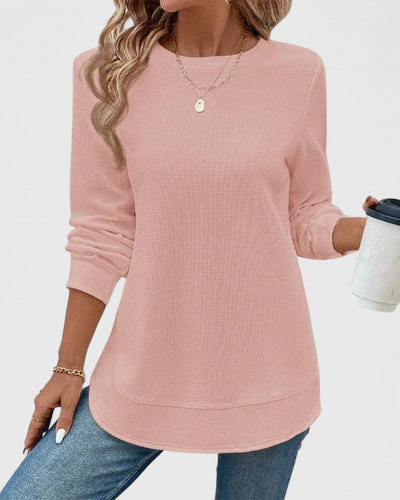 Clara | Elegant O-Neck Long Sleeve