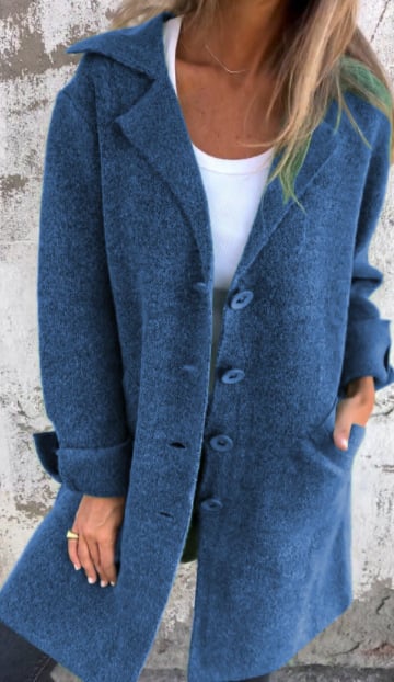 Isabella™ - Casual Long Coat With Cuffs