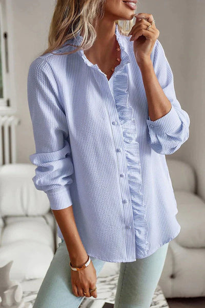 Belle™ - Elegant Polo Blouse