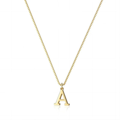 Clara | Initials Necklace in 18K Gold