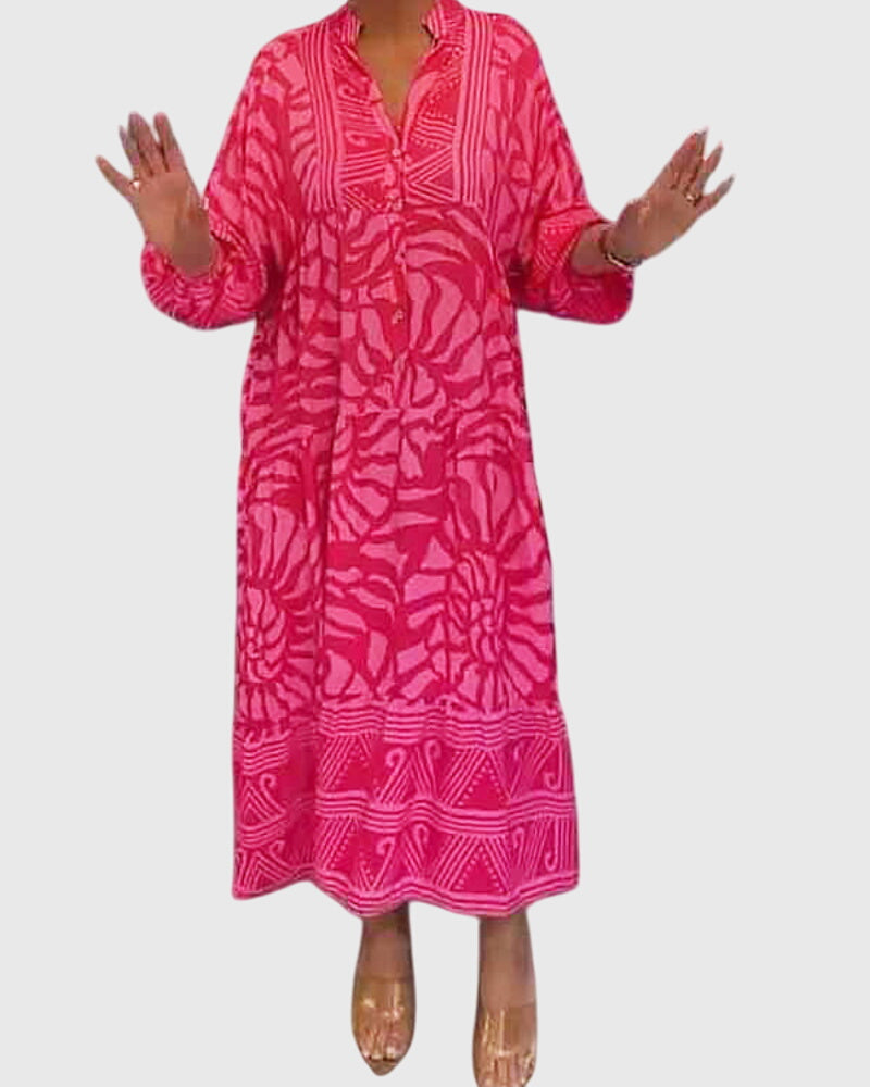 Clara | Maxi Dress With Elegant Print