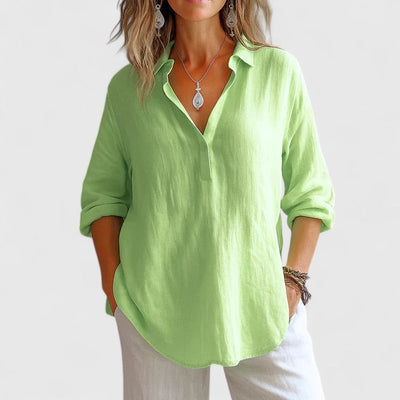 Clara | Comfortable Linen Blouse