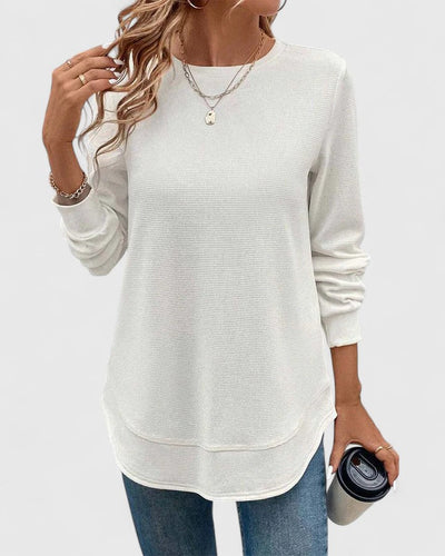 Clara | Elegant O-Neck Long Sleeve