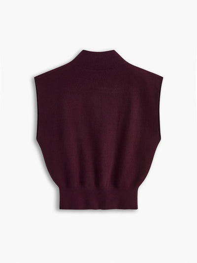 Leisurely Solid Pullover Sweater Vest