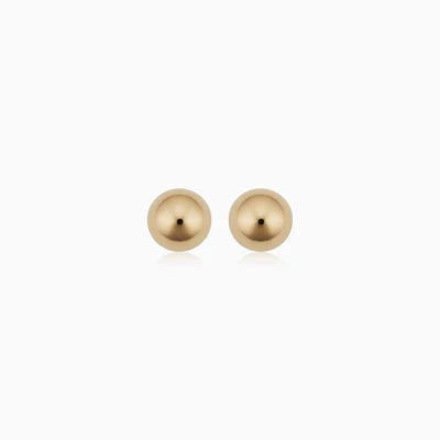 Clara | Round Earrings 18K Gold