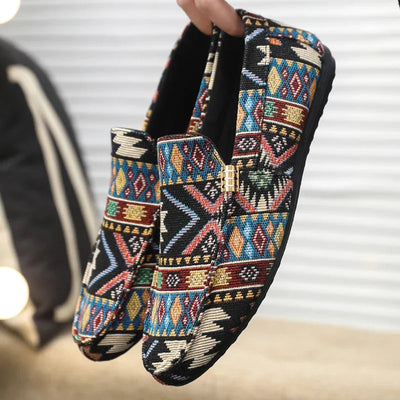 Presco | Boheemse Andes Canvas Loafer