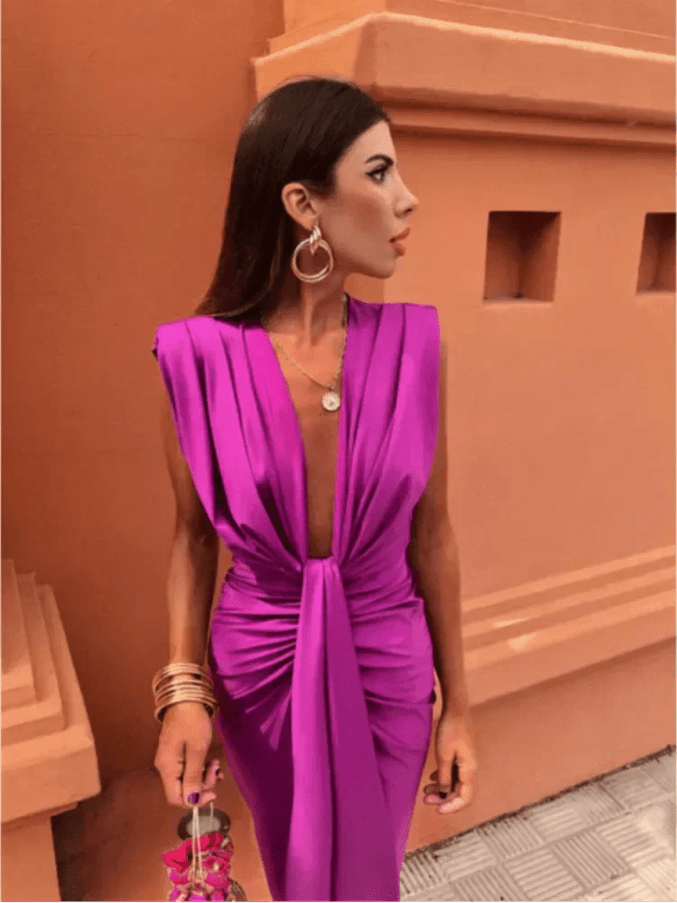 Cordelia | Elegante Drapé Jurk