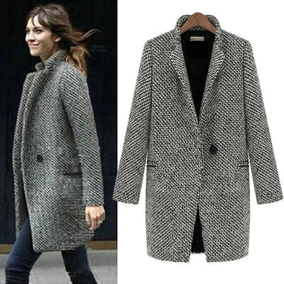 Evelyn - Chic Wool Winter Coat