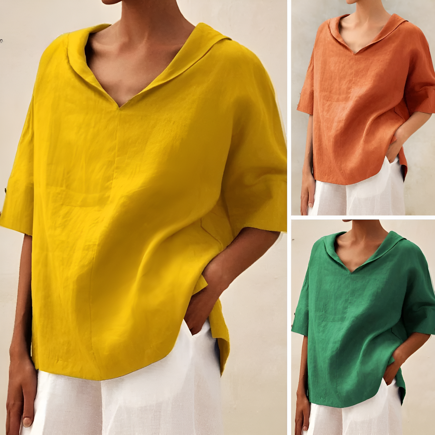 Lhinee™ - Casual Loose-Fit Blouse