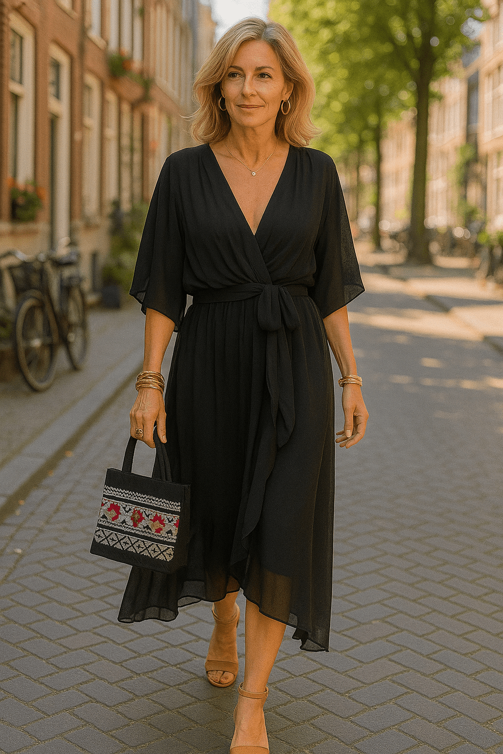 Emma | Elegante afslankende zomerjurk