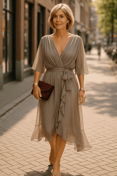 Emma | Elegante afslankende zomerjurk