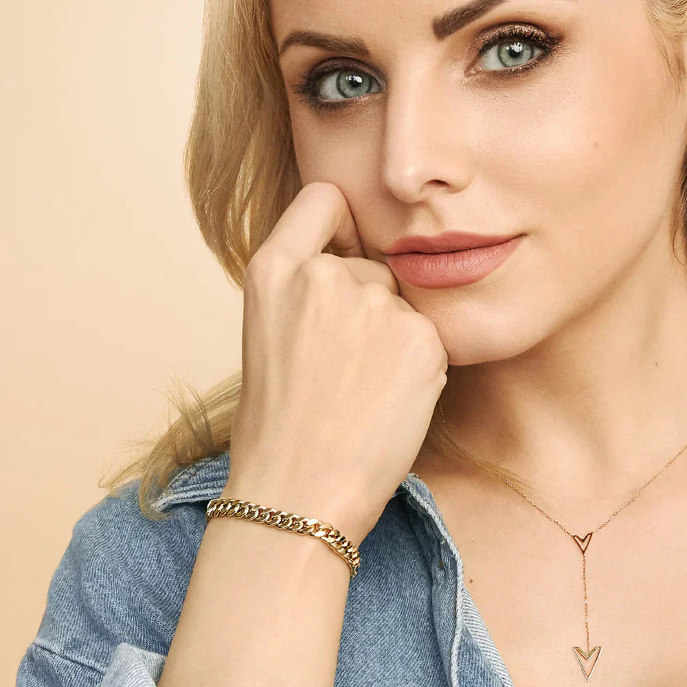 Clara | Cuban Armband 18k Gold