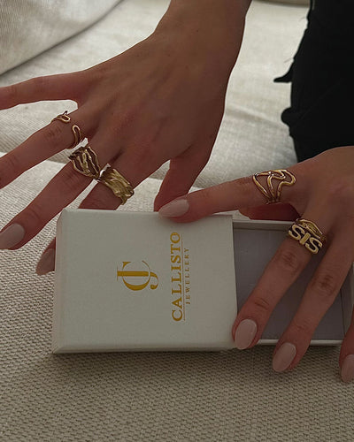 Clara | Big Ring 18K Gold