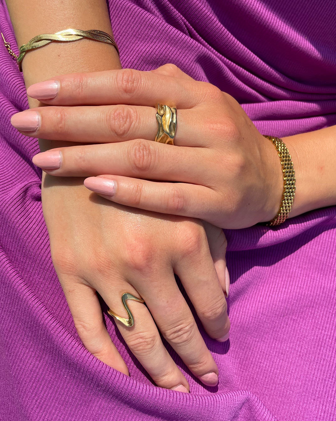 Clara | Big Ring 18K Gold