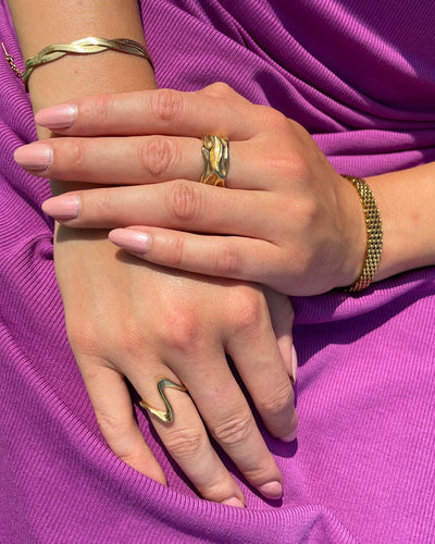 Clara | Big Ring 18K Gold