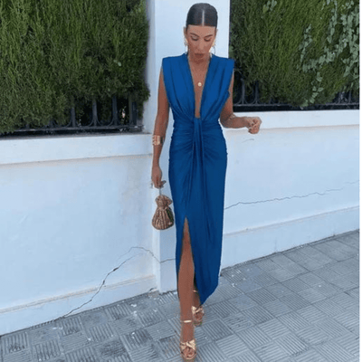 Isabelle | Feestjurk met diepe V-hals