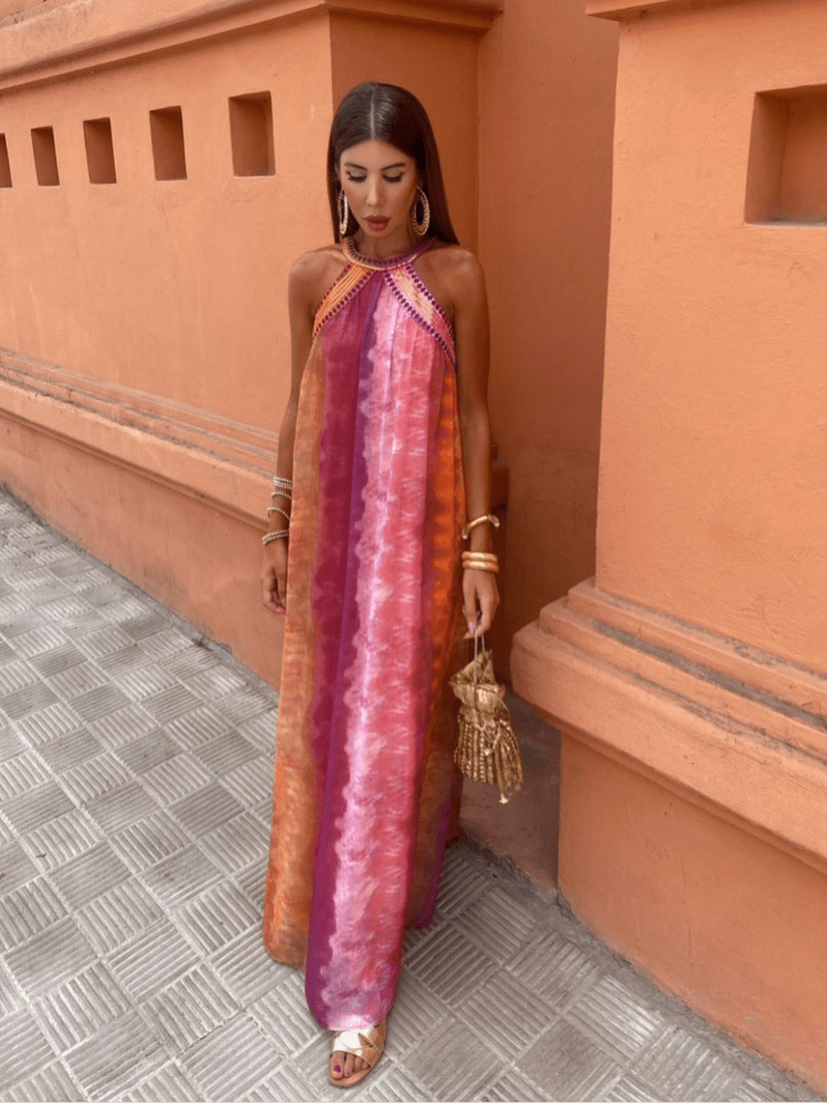 Luciana | Zomerjurk met ombre-effect