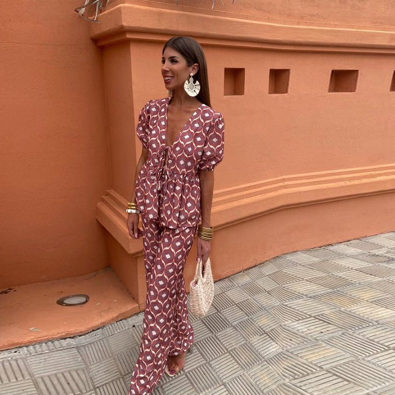 Milani | Casual Geprinte Set