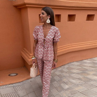 Milani | Casual Geprinte Set