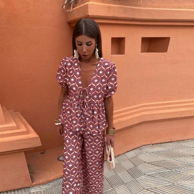 Milani | Casual Geprinte Set