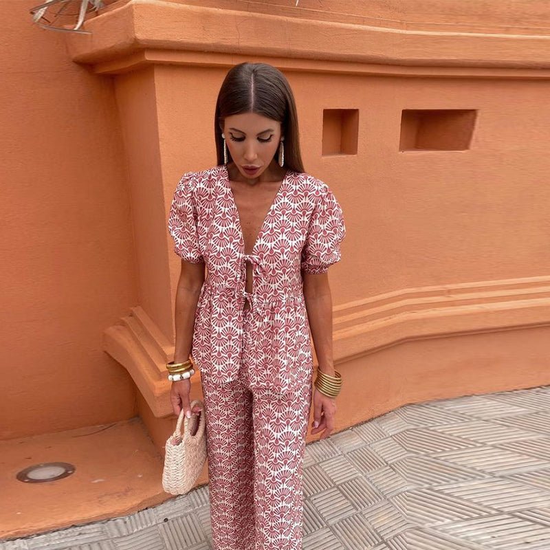 Milani | Casual Geprinte Set