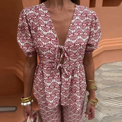 Milani | Casual Geprinte Set