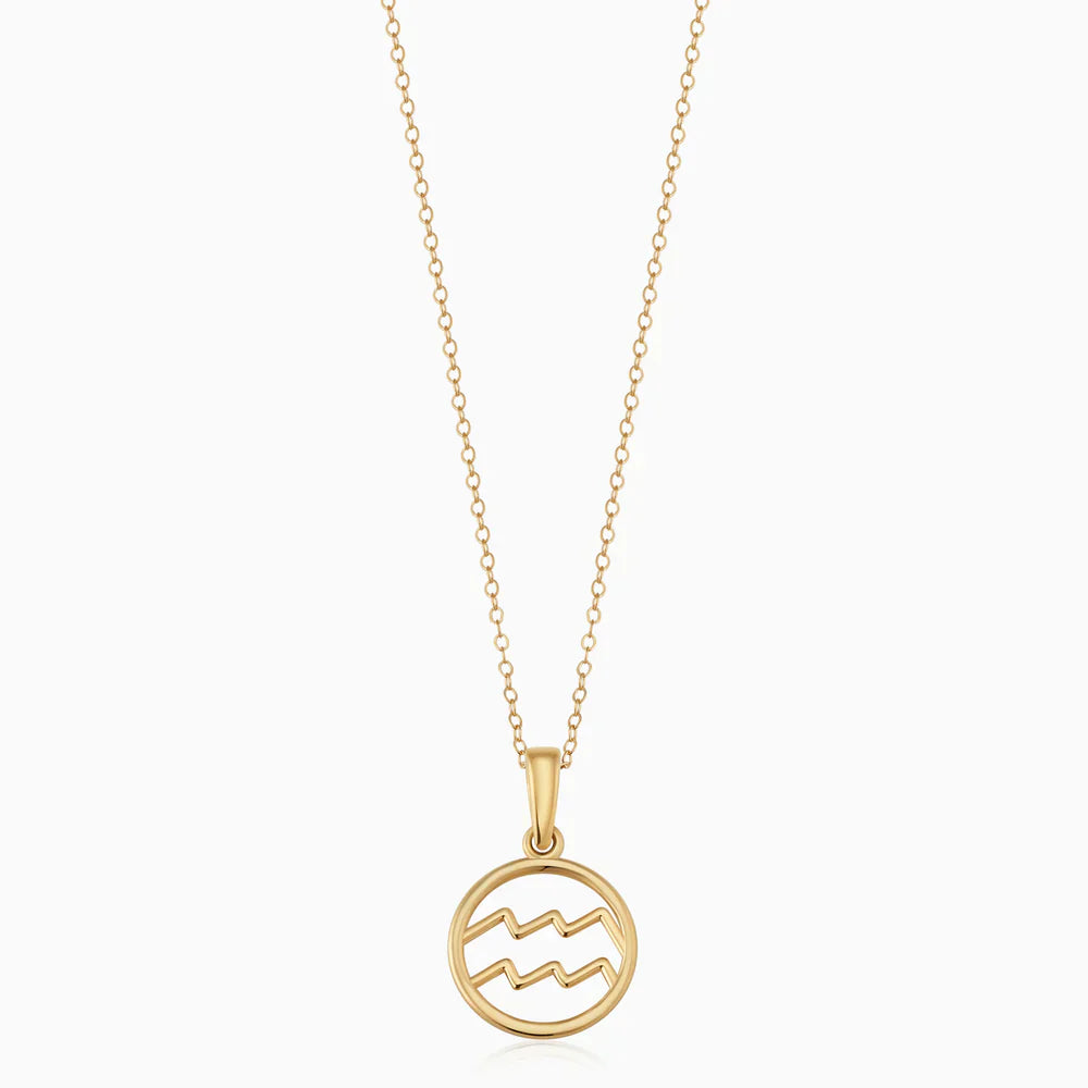 Clara | Zodiac Sign Necklace 18k Gold