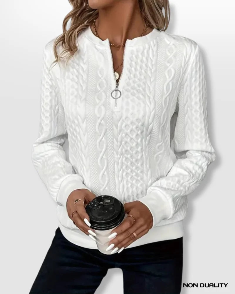 Mia - Zip-Up Sweater