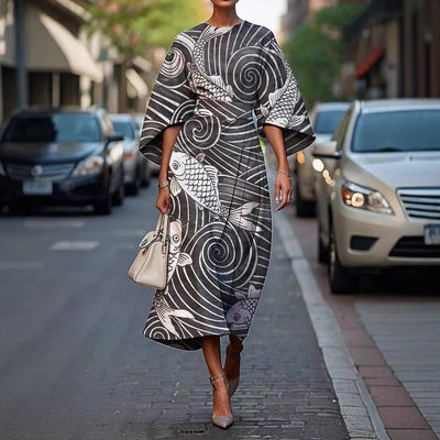 Melody™ - Elegant Dress with Round Neck