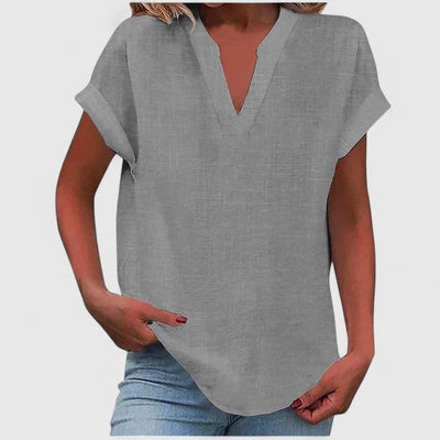 Clara | Comfortable V-Neck Blouse