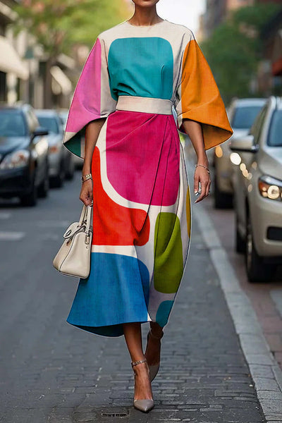 Melody™ - Elegant Dress with Round Neck