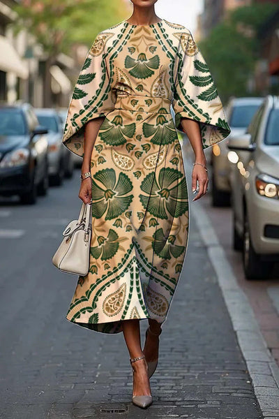 Melody™ - Elegant Dress with Round Neck