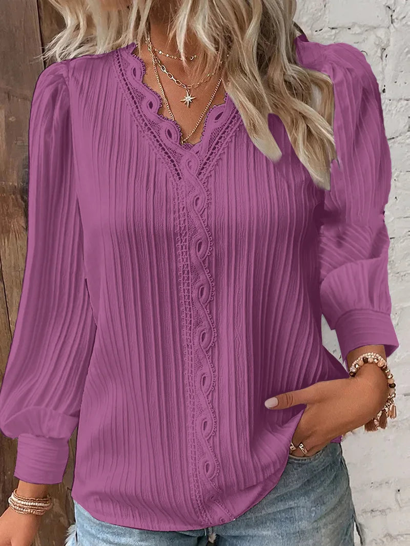 Camillia™ - Elegant Pintuck Blouse
