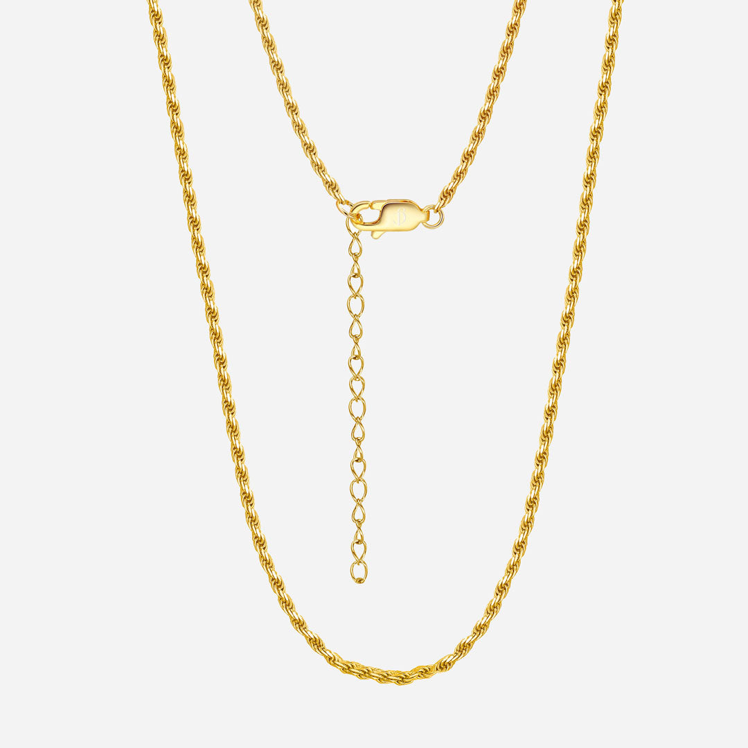 Clara | Rope Chain 18K Gold
