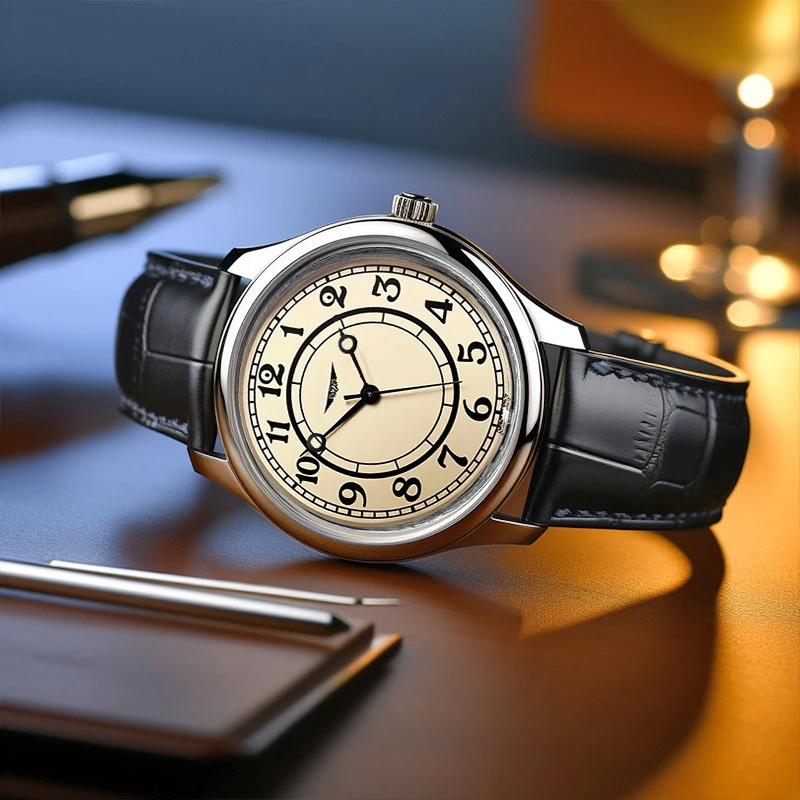 Sherlock | Vintage Horloge Met Leerband