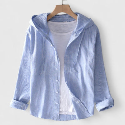 Clara | Elegant Hooded Blouse