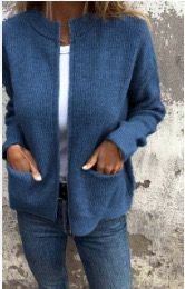 Marcia™ - Cozy zip-up cardigan