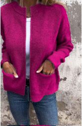 Marcia™ - Cozy zip-up cardigan