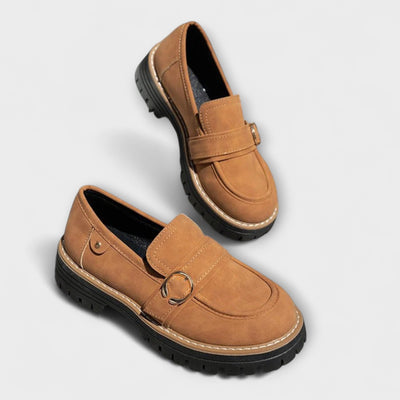 Lora – Casual Loafers met Ronde Neus