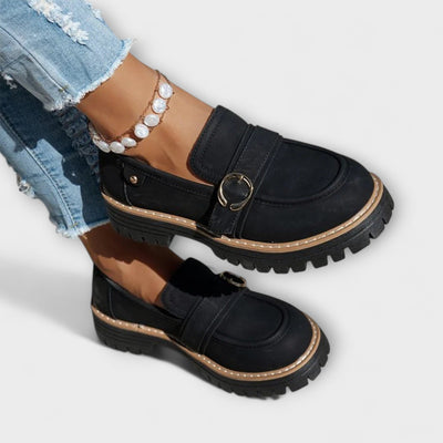 Lora – Casual Loafers met Ronde Neus