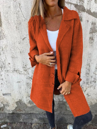 Isabella™ - Casual Long Coat With Cuffs