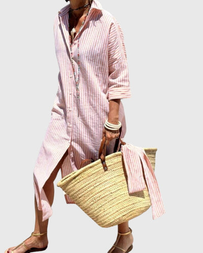 Clara | Classic Striped Dress