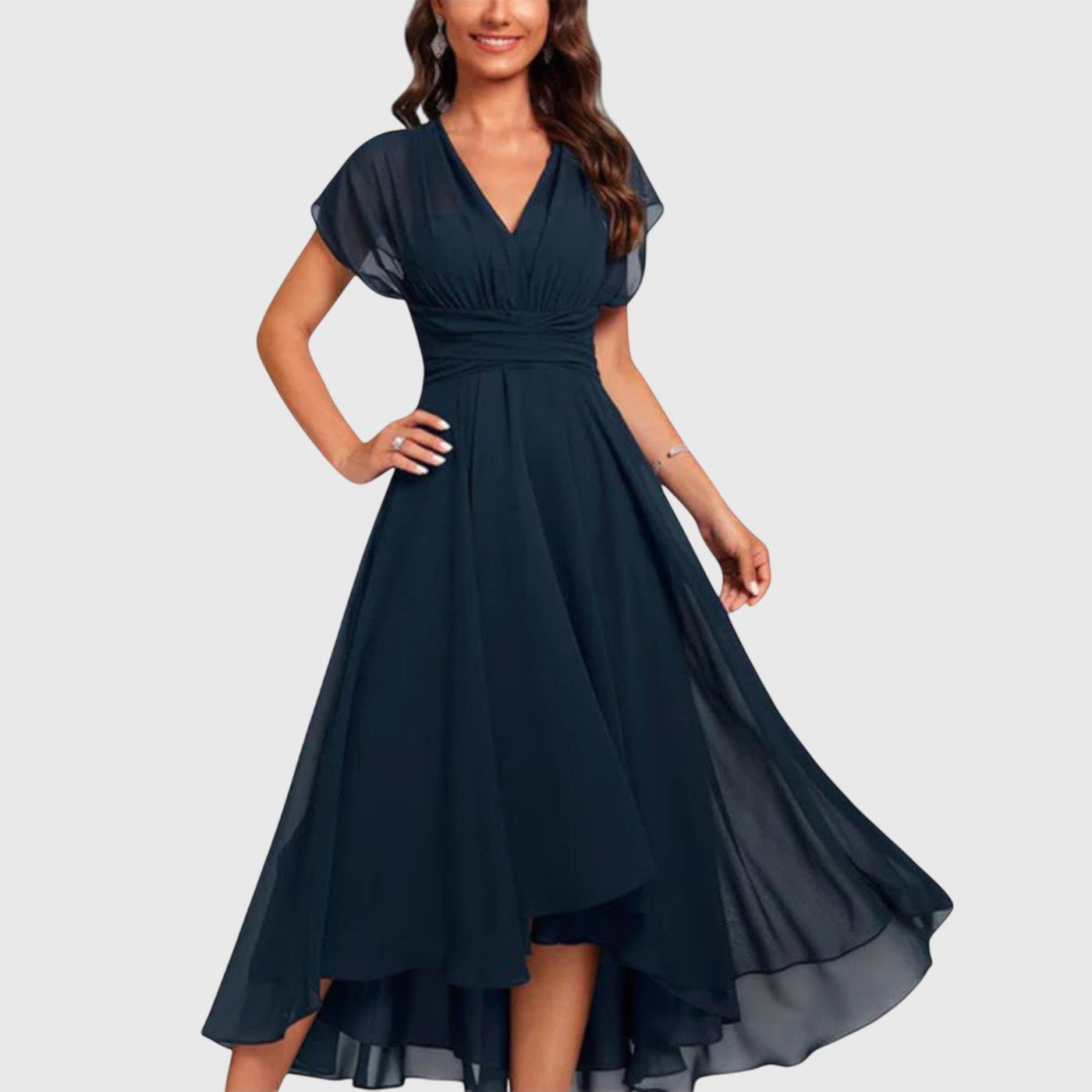 Clara | V-Neck A-Line Dress
