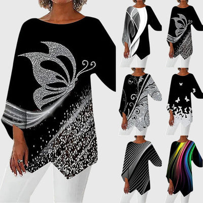 Clara | Elegant Crew Neck Top