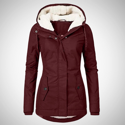 Jenna ™ - Women's Warm Cotton Sherpa Hoodie