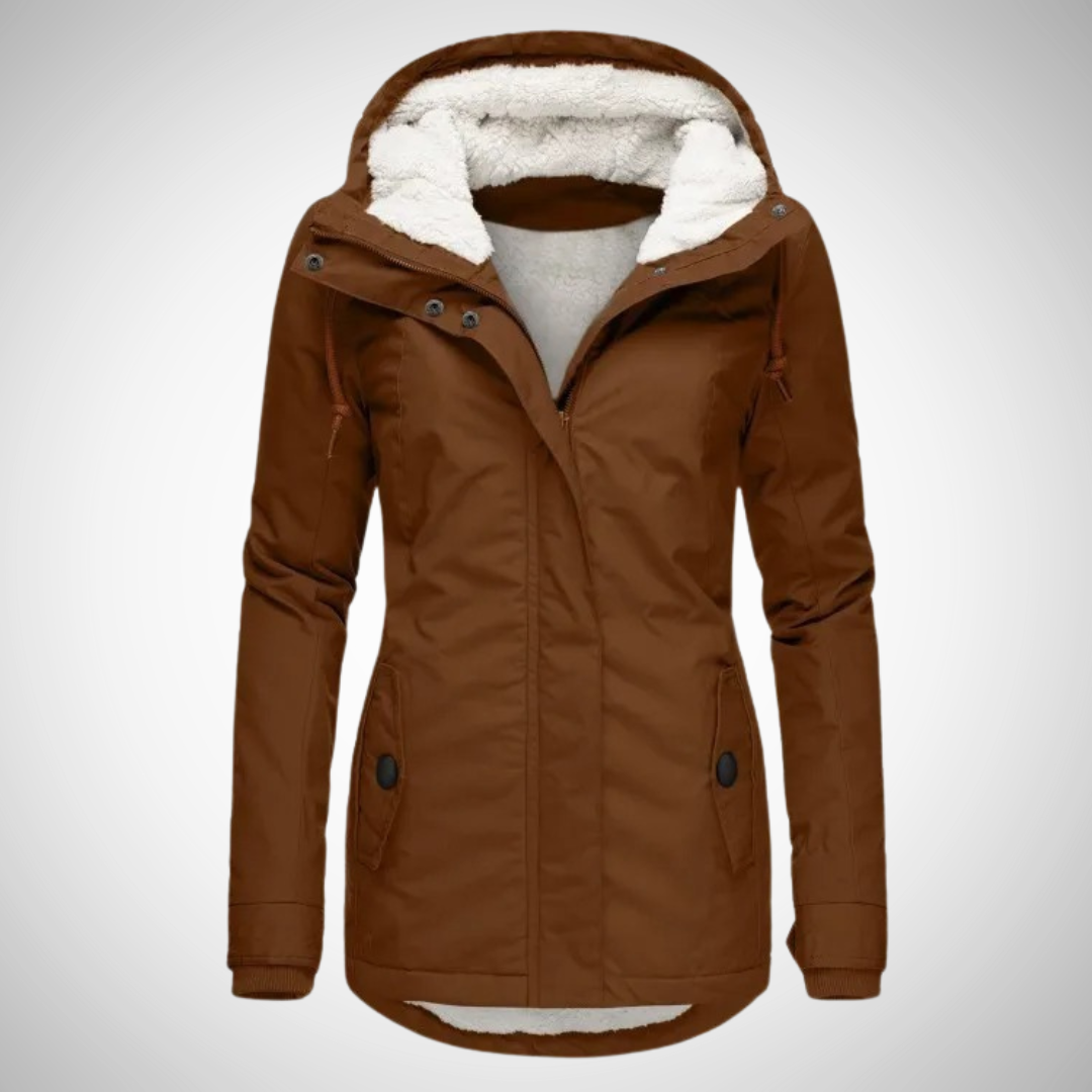 Jenna ™ - Women's Warm Cotton Sherpa Hoodie