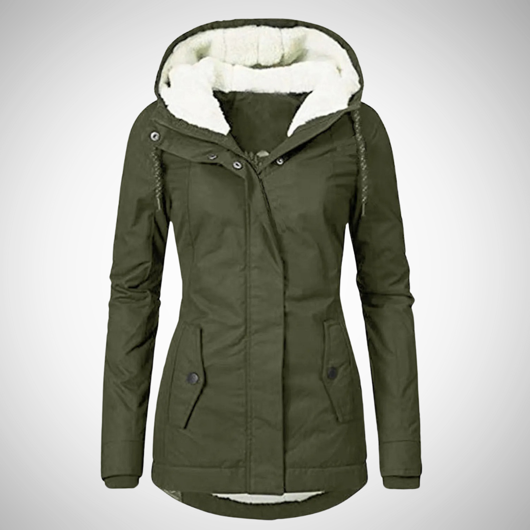 Jenna ™ - Women's Warm Cotton Sherpa Hoodie